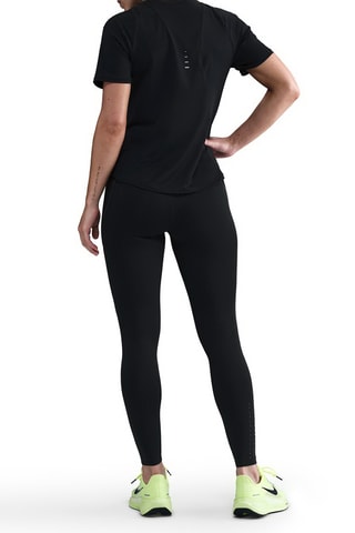 Legging de running taille haute Swift - Noir