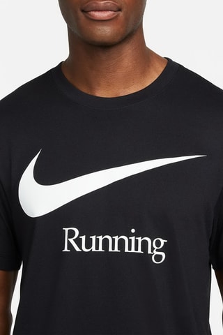 T-shirt de running Nike Dri-FIT - Noir