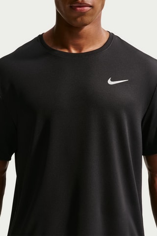 T-shirt de running Miler - Noir