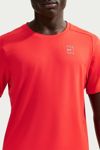 T-shirt Slim de tennis NikeCourt Advantage - Rouge