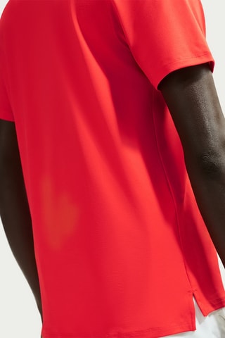 T-shirt Slim de tennis NikeCourt Advantage - Rouge