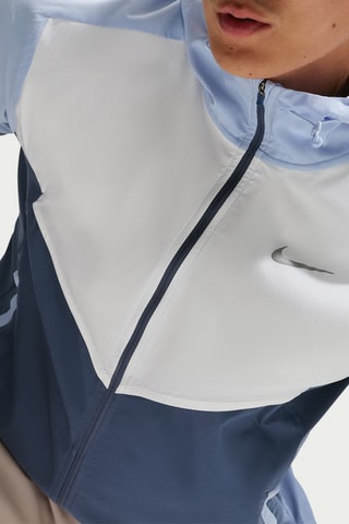 Veste de running à capuche Nike Impossibly Light Windrunner - Bleu cobalt