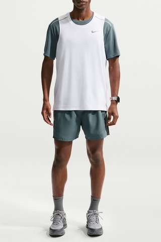 Short de running 2-en-1 Miler - Bleu foncé