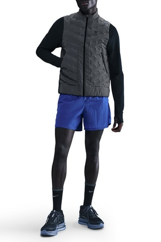 Doudoune de running réfléchissante sans manches Nike - Argenté