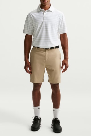 Polo de golf - Blanc et gris