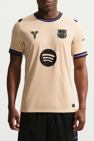 T-shirt de football FC Barcelona 2025/26 Stadium Extérieur - Doré