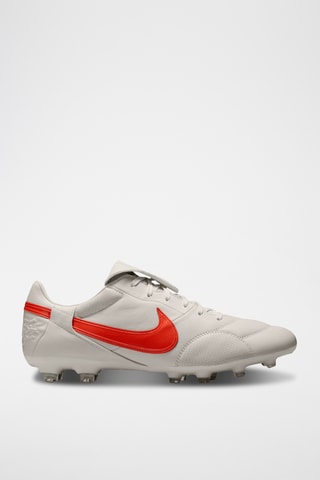 Nike Premier 3 en cuir - Blanc et rouge