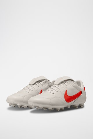 Nike Premier 3 en cuir - Blanc et rouge