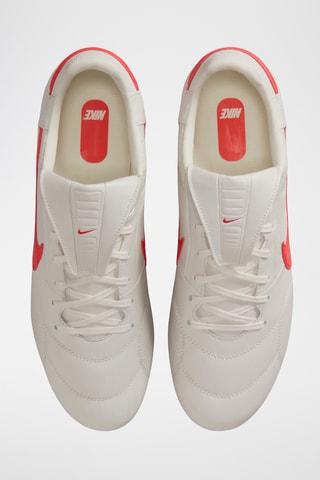 Nike Premier 3 en cuir - Blanc et rouge
