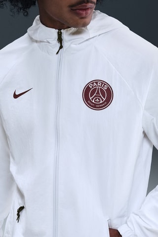 Veste de football à capuche Paris Saint-Germain - Blanc