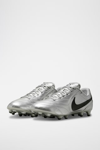 Nike Tiempo Ligera Pro en cuir - Argenté