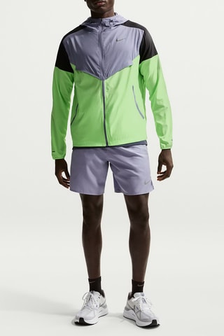 Veste de running pliable à capuche Impossibly Light Windrunner - Mauve