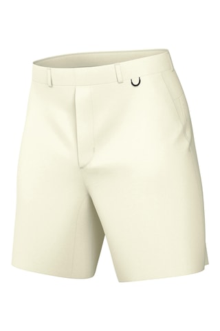 Short de fitness taille haute - Ecru