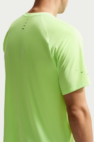 T-shirt de running Nike Stride - Vert fluo