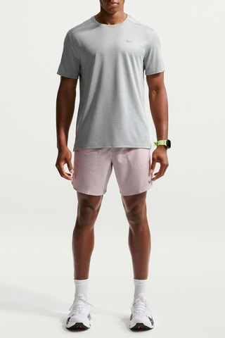Short de running Nike Stride - Rose poudré
