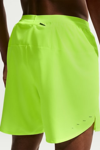 Short de running Stride - Vert fluo