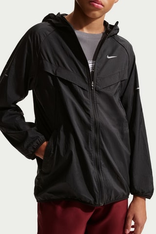 Veste d’entraînement à capuche Nike Stride - Noir