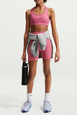 Brassière de sport Nike Swoosh - Fuchsia