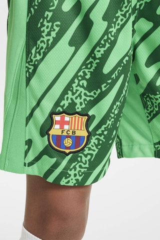 Short de football FC Barcelone Stadium - Vert clair