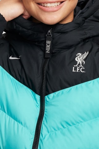 Doudoune de football à capuche Liverpool FC - Noir