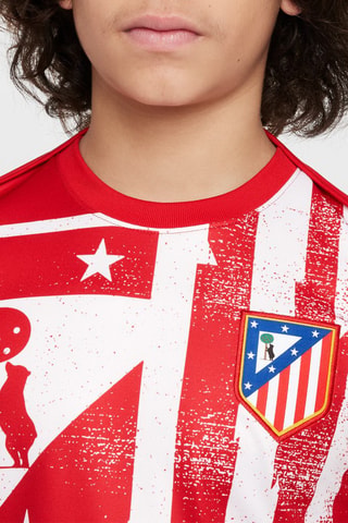 T-shirt de football Club Atlético de Madrid Atlético Madrid Academy Pro Home - Rouge et blanc