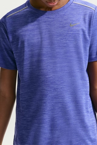 T-shirt d'entraînement Nike Miler - Bleu roi chiné