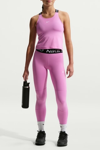 Legging d'entraînement Nike pro - Mauve et noir
