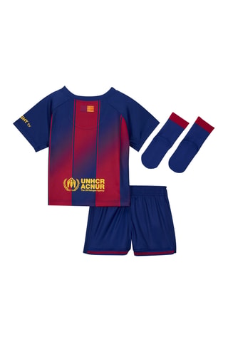 Ensemble 3 pièces de football FC Barcelone - Bleu roi et bordeaux