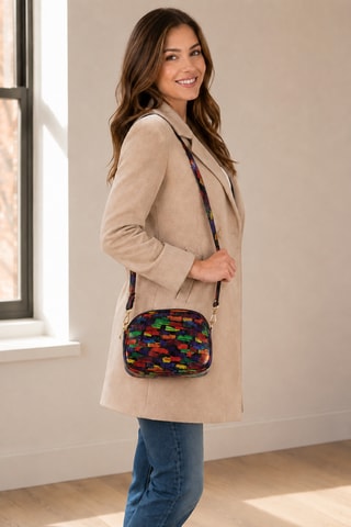 Leren Schoudertas Anna Signature 019 - Anna Morellini - Multicolor