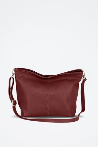 Leren Schoudertas Trapani  - Rood