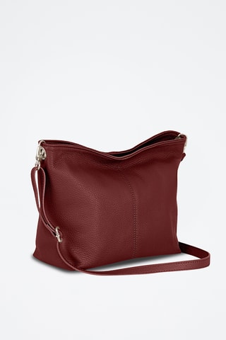Leren Schoudertas Trapani  - Rood