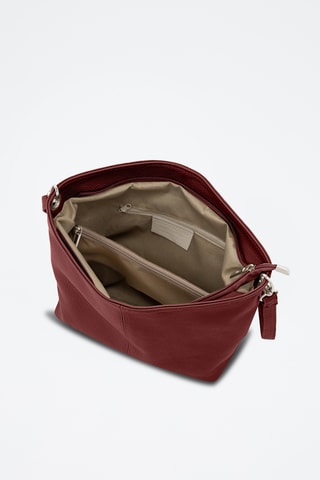 Leren Schoudertas Trapani  - Rood