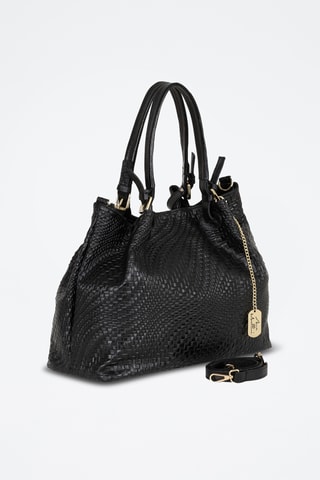 Leren Trendy Handtas Spring Summer 2026 - Zwart