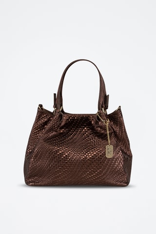Leren Trendy Handtas Spring Summer 2026 - Bruin