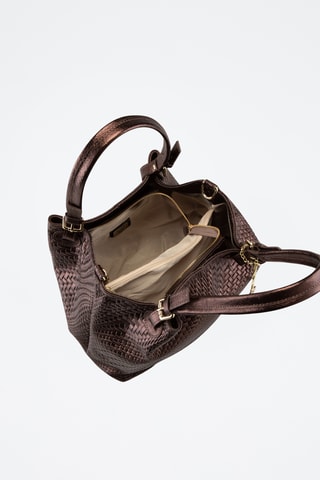 Leren Trendy Handtas Spring Summer 2026 - Bruin