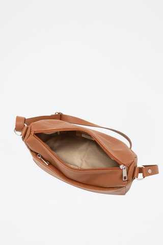 Leren Schoudertas Orlanda Camel    - Camel