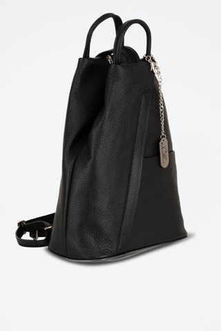 Leren Rugtas Spring Summer 2026 - Zwart