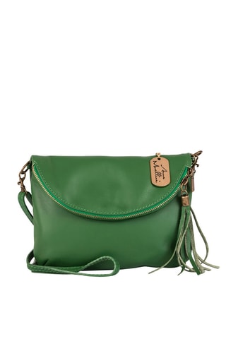 Leren Schoudertas Alice - Groen