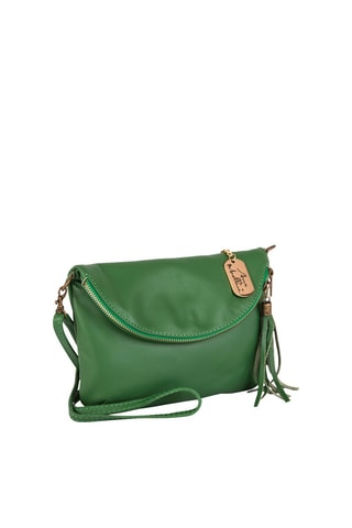 Leren Schoudertas Alice - Groen