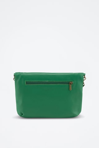 Leren Schoudertas Alice - Groen en multicolor