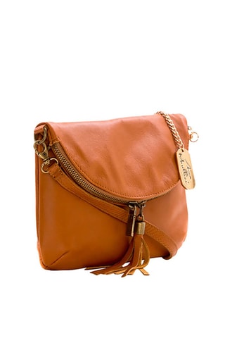 Leren Schoudertas Alice - Camel