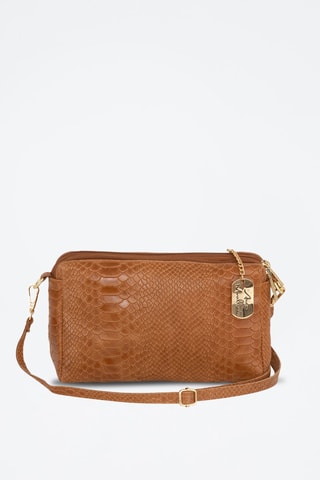 Leren Schoudertas - Camel