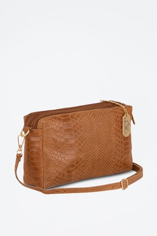 Leren Schoudertas - Camel