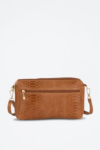 Leren Schoudertas - Camel