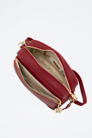 Leren Schoudertas Tabita  - Rood