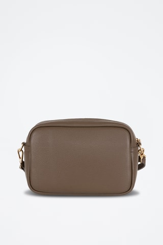 Leren Schoudertas Tabita  - Taupe