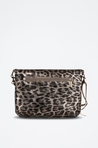 Leren Schoudertas Malvina - Taupe