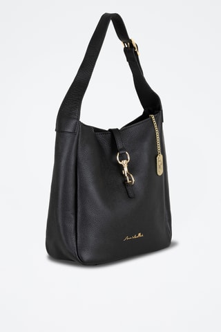 Leren Trendy Handtas Spring Summer 2026 - Zwart