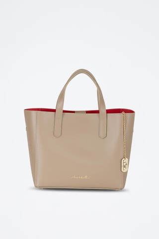 Leren Handtas Spring Summer 2026 - Taupe