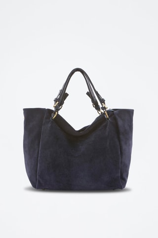 Nubuck Handtas Gimignano - Donkerblauw - Donkerblauw